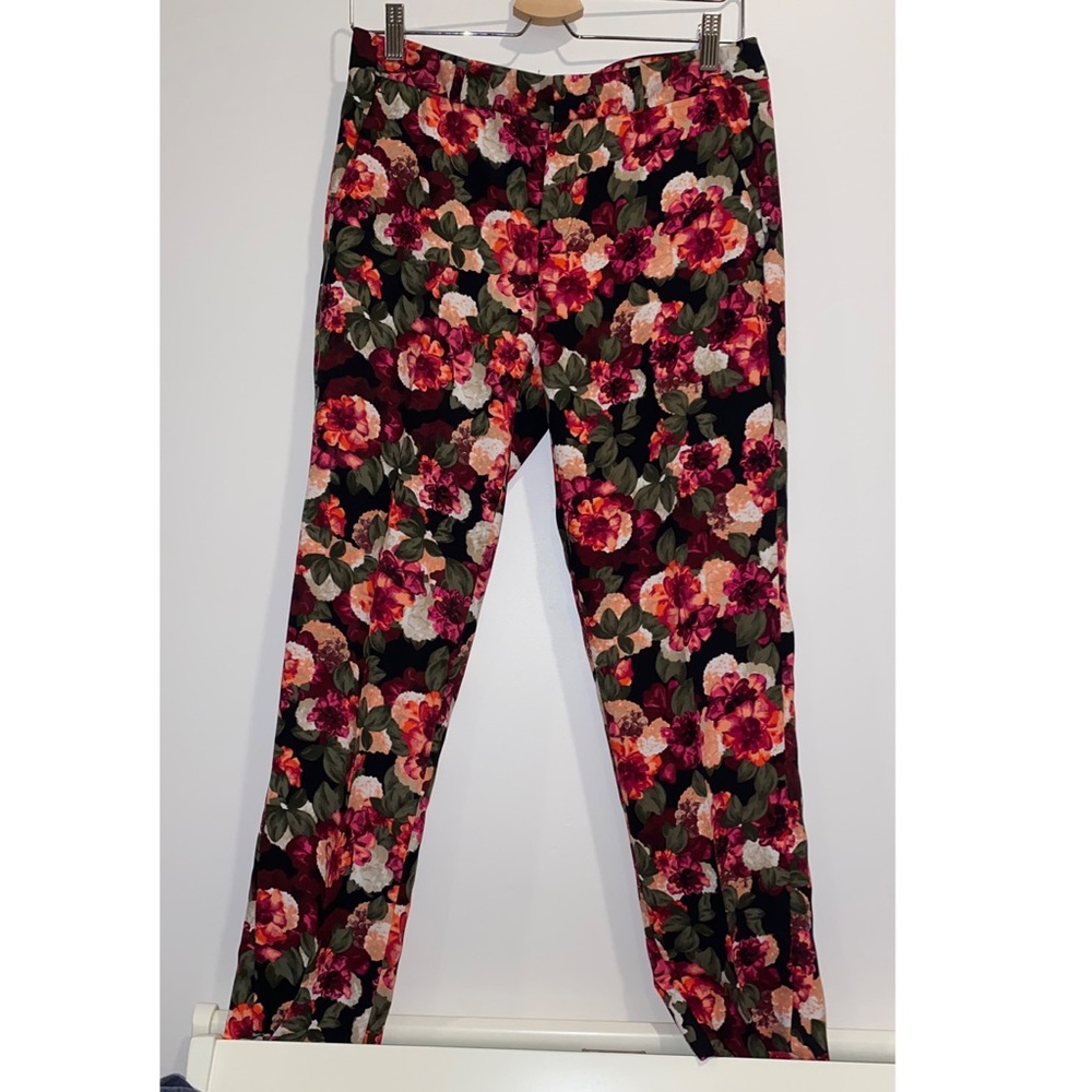 Banana Republic Avery style floral pants